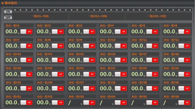 中央空調(diào)聯(lián)網(wǎng)監(jiān)控管理系統(tǒng)